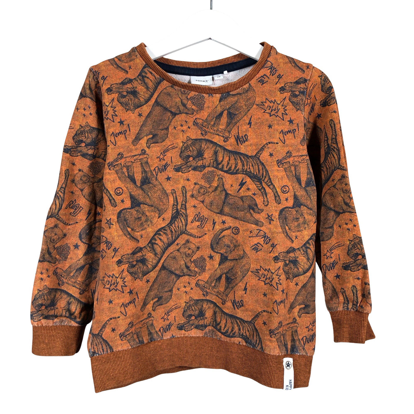 Unisex Name It - Sweatshirt, size 104 - 110 - Brown (1)
