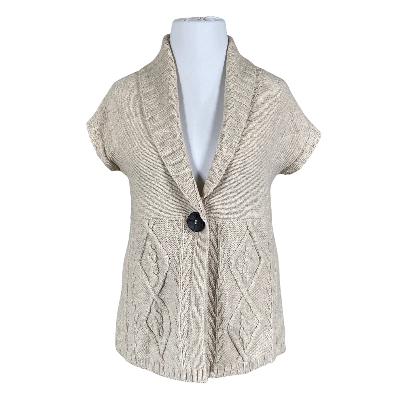 Unisex Fisherman - Cardigan, size 42 - Beige (1)