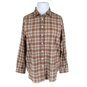 Unisex Lexington - Flannel shirt, size 42 - Brown (1)