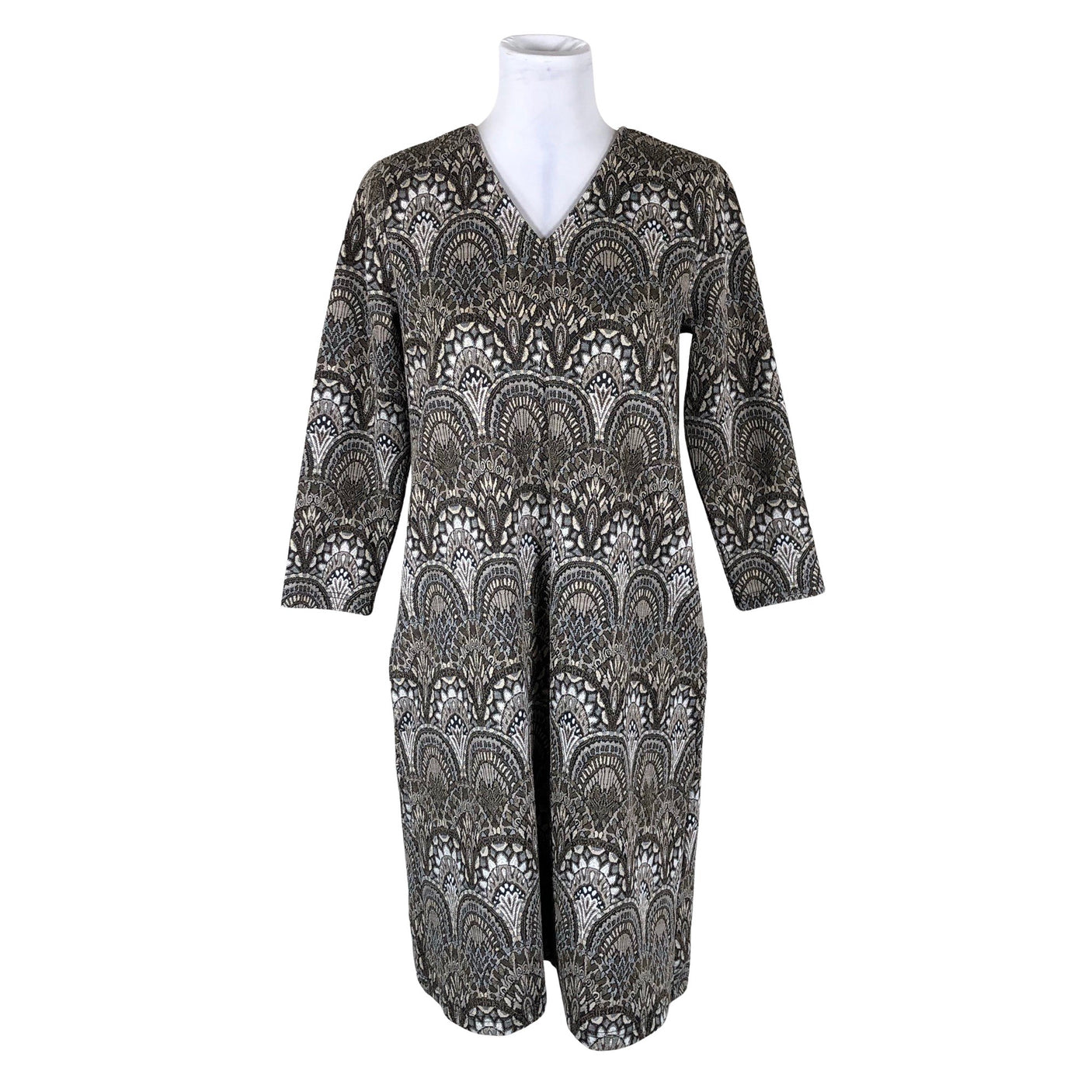 Unisex Ze-Ze - Tricot dress, size 38 - Brown (1)