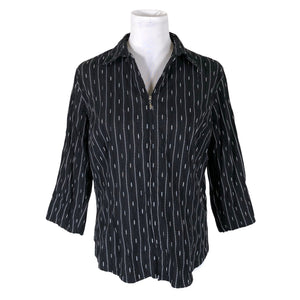 Unisex Elton - Blouse, size 38 - Black (1)