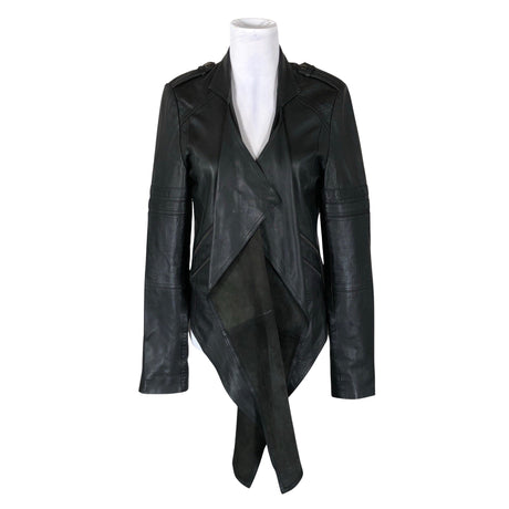 Unisex Gestuz - Leather jacket, size 38 - Black ()
