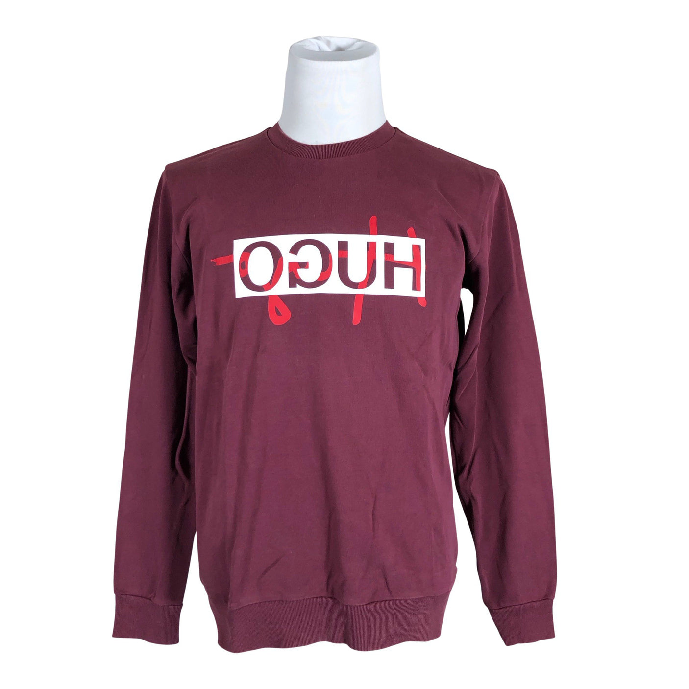 Unisex Hugo Boss - Sweatshirt, size L - Wine red (1)
