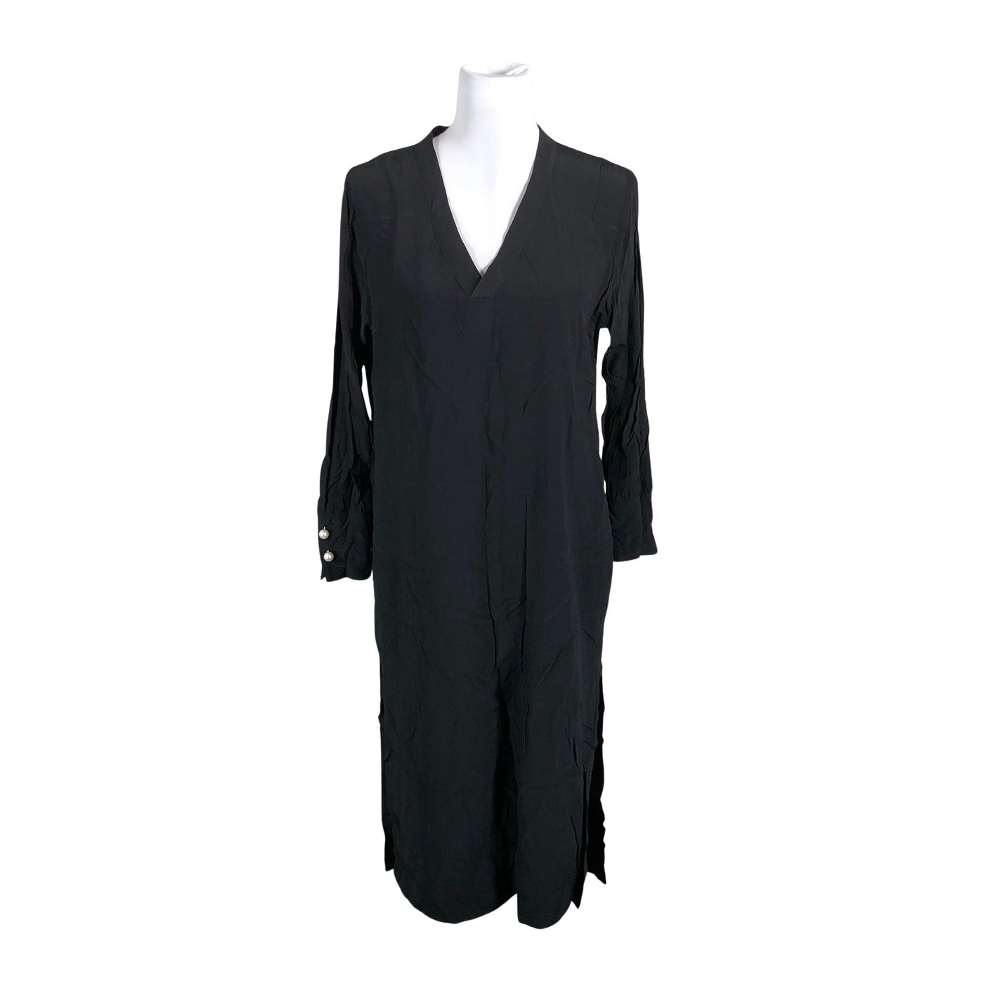 Unisex Rue de Femme - Schiffon dress, size 40 - Black (1)