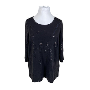 Unisex Zizzi - Party shirt, size 42 - Black (1)