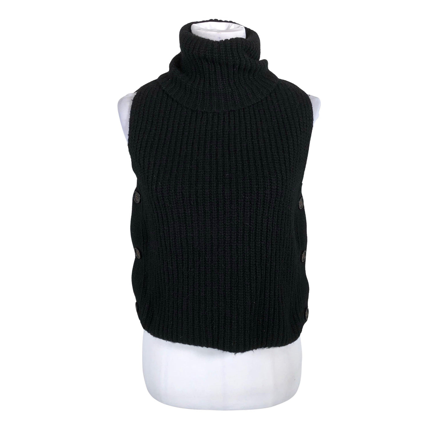 Unisex Arket - Knit vest, size 34 - Black (1)
