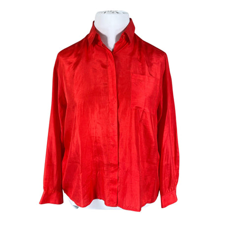 Unisex Stockmann Silk - Blouse, size 46 - Red ()