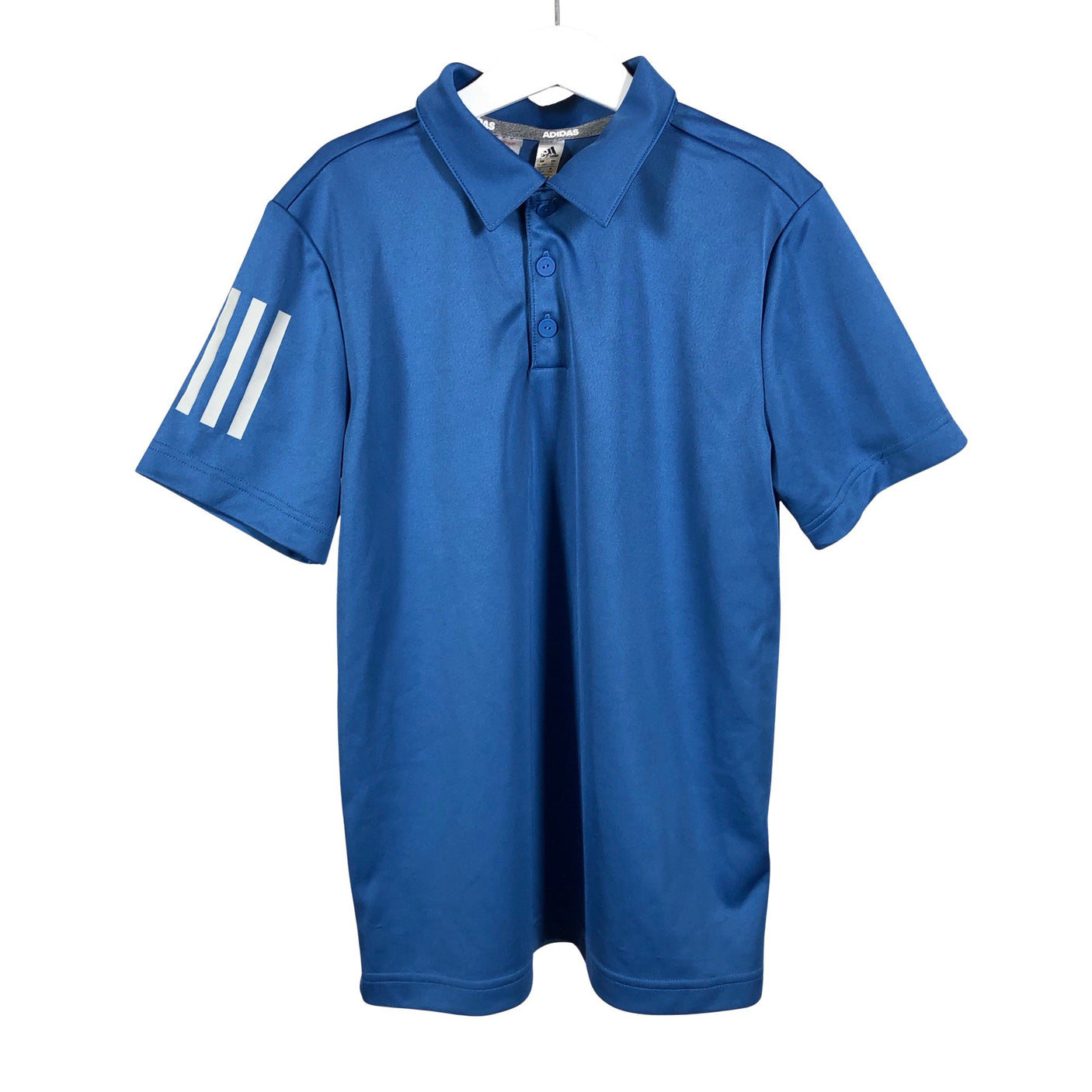 Unisex Adidas - Sports shirt, short sleeve, size 146 - 152 - Blue (1)