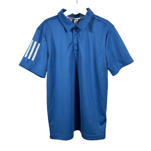 Unisex Adidas - Sports shirt, short sleeve, size 146 - 152 - Blue (1)