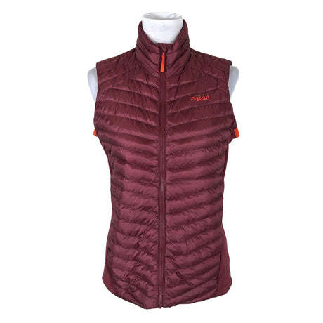 Unisex Rab - Winter vest, size 38 - Wine red ()