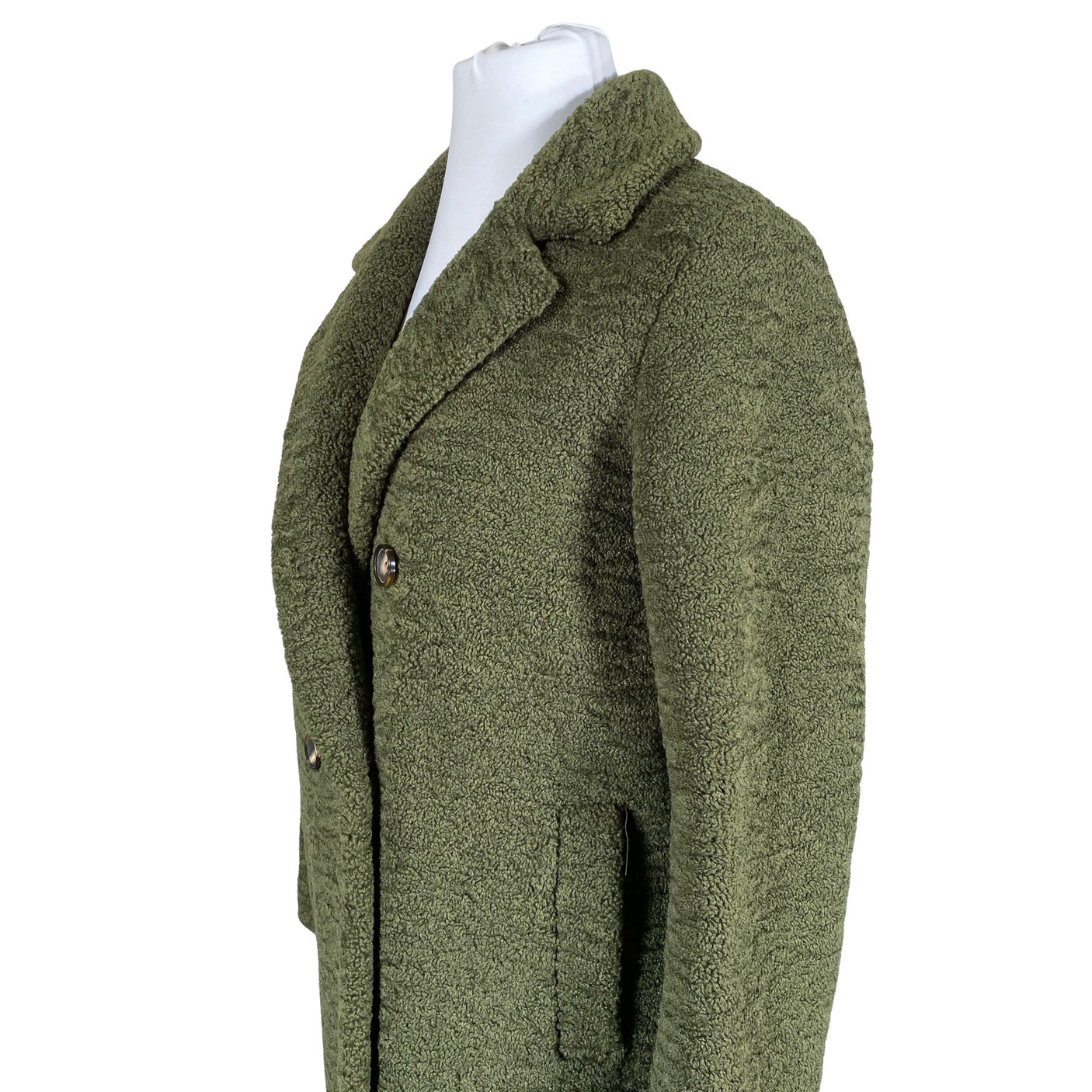 Unisex ROCKANDBLUE - Faux fur coat, size 42 - Green (3)