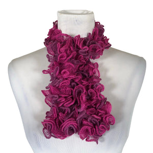 Unisex Handmade - Scarf, size Midi - Violet (1)