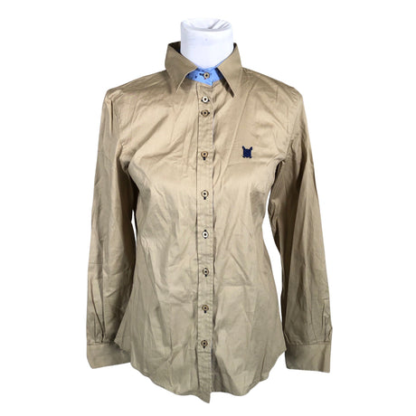 Unisex Polo Club - Collared shirt, size 40 - Brown ()