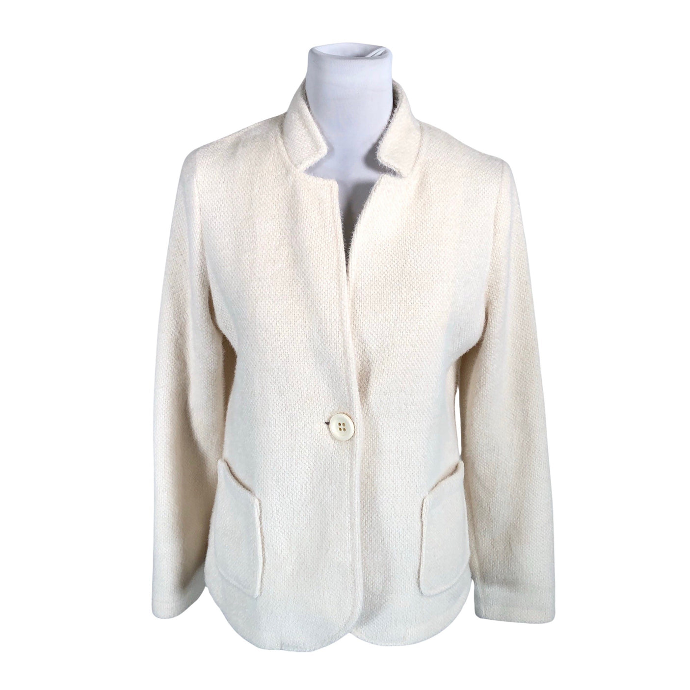 Unisex Crazy Wool - Jacket, size 40 - Natural white (1)