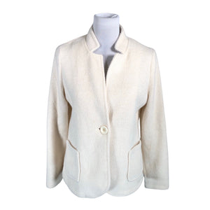 Unisex Crazy Wool - Jacket, size 40 - Natural white (1)