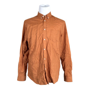 Unisex Samsoe&Samsoe - Collared shirt, size XL - Brown (1)