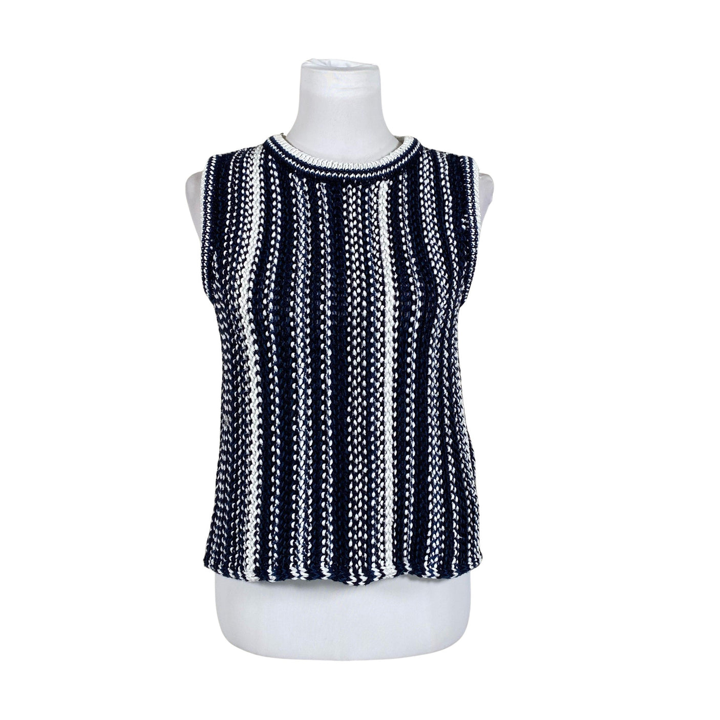 Unisex Cortefiel - Knit vest, size 38 - Blue (1)