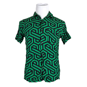 Unisex Vailent - Collared shirt, size S - Green (1)