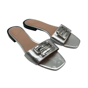 Unisex What For - Sandals, size 39 - Silver (3)