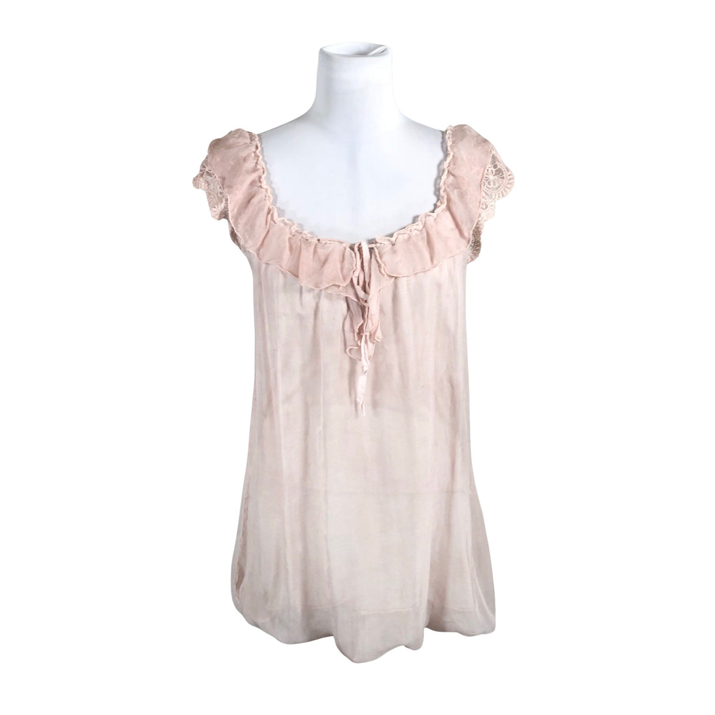 Unisex Ambika - Schiffon tunic, size 36 - Light pink (1)
