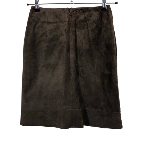 Unisex Betty Barclay - Leather skirt, size 36 - Brown (2)