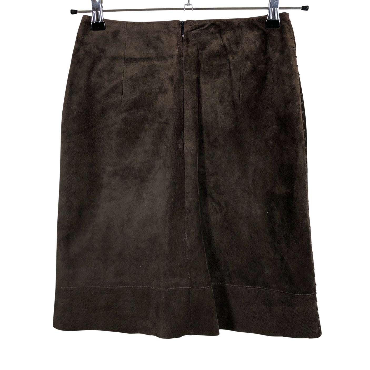 Unisex Betty Barclay - Leather skirt, size 36 - Brown (2)
