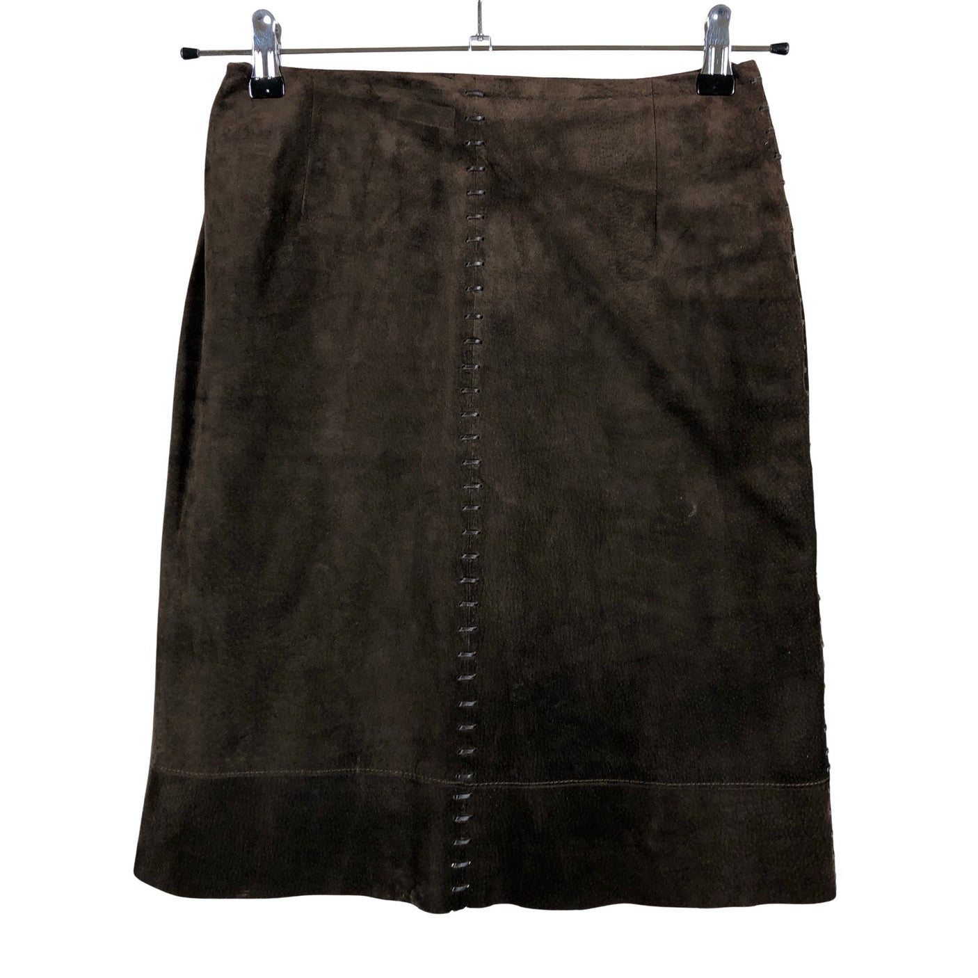 Unisex Betty Barclay - Leather skirt, size 36 - Brown (1)