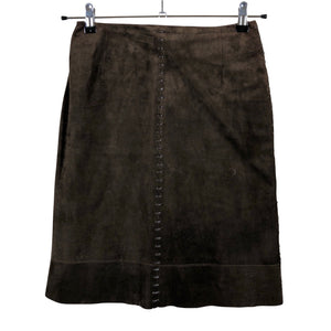 Unisex Betty Barclay - Leather skirt, size 36 - Brown (1)