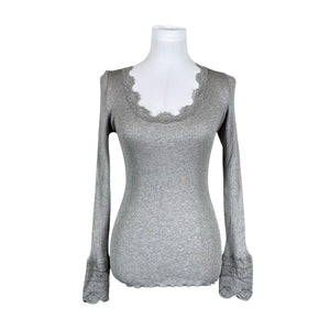 Unisex Rosemunde - Tricot shirt, size 40 - Gray (1)