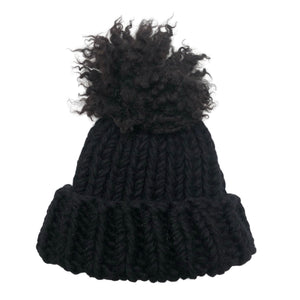 Unisex Myssyfarmi - Winter beanie, size 52 - 54 cm - Black (1)