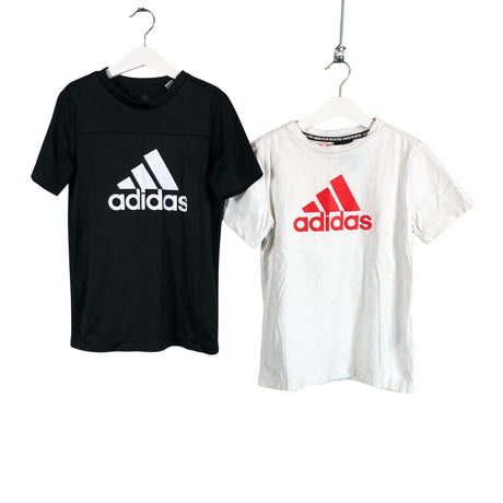Unisex Adidas - Sports shirt, short sleeve, size 134 - 140 - Black ()