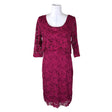 Unisex Mama Licious - Party dress, size 40 - Wine red ()