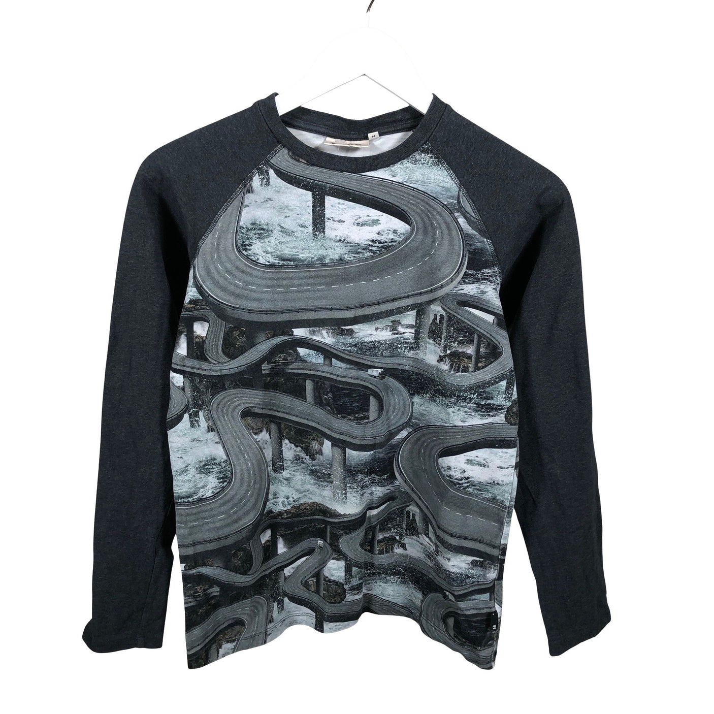 Unisex Molo Kids - Tricot shirt, size 158 - 164 - Gray (1)