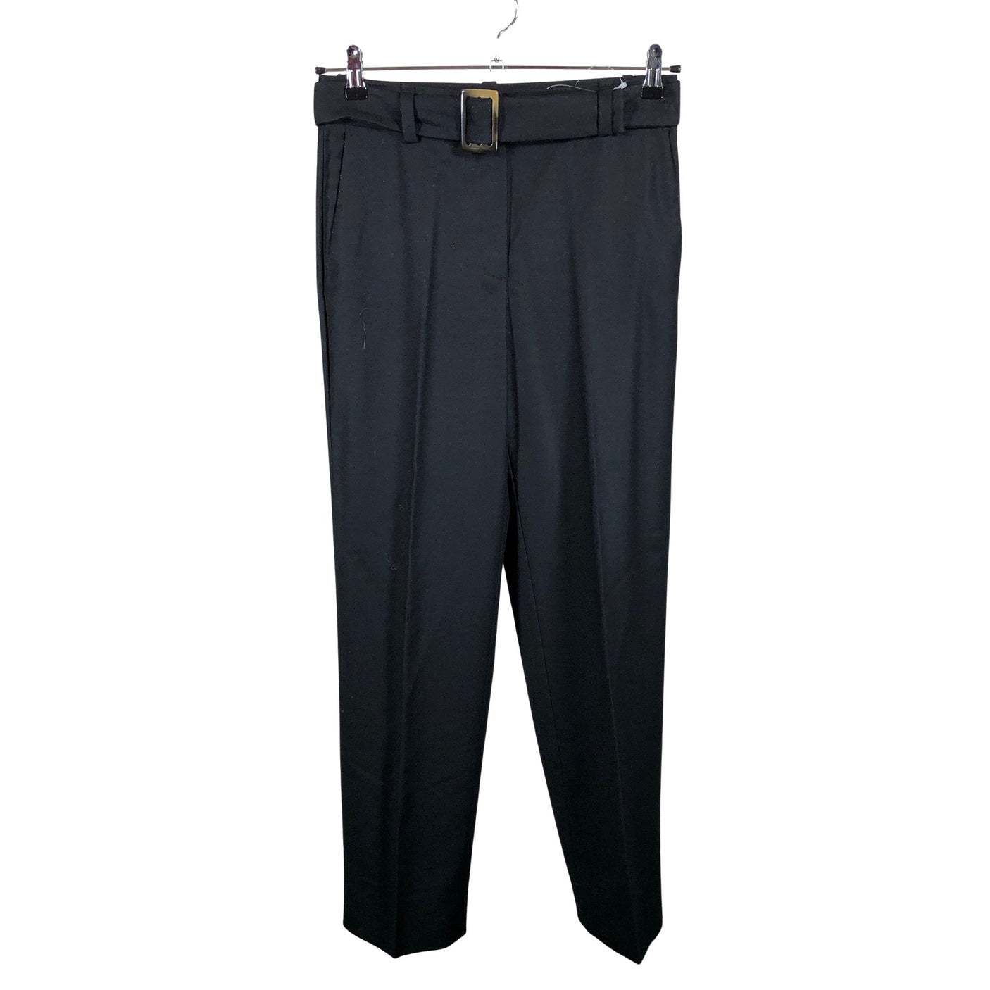 Unisex Massimo Dutti - Straight leg trousers, size 36 - Black (1)