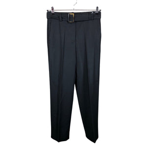 Unisex Massimo Dutti - Straight leg trousers, size 36 - Black (1)