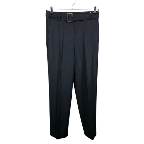 Unisex Massimo Dutti - Straight leg trousers, size 36 - Black ()