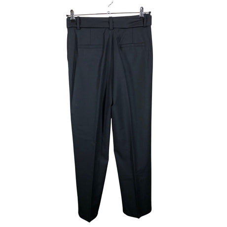 Unisex Massimo Dutti - Straight leg trousers, size 36 - Black (2)