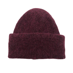 Unisex Arket - Winter beanie, size 54 - 56 cm - Wine red (1)