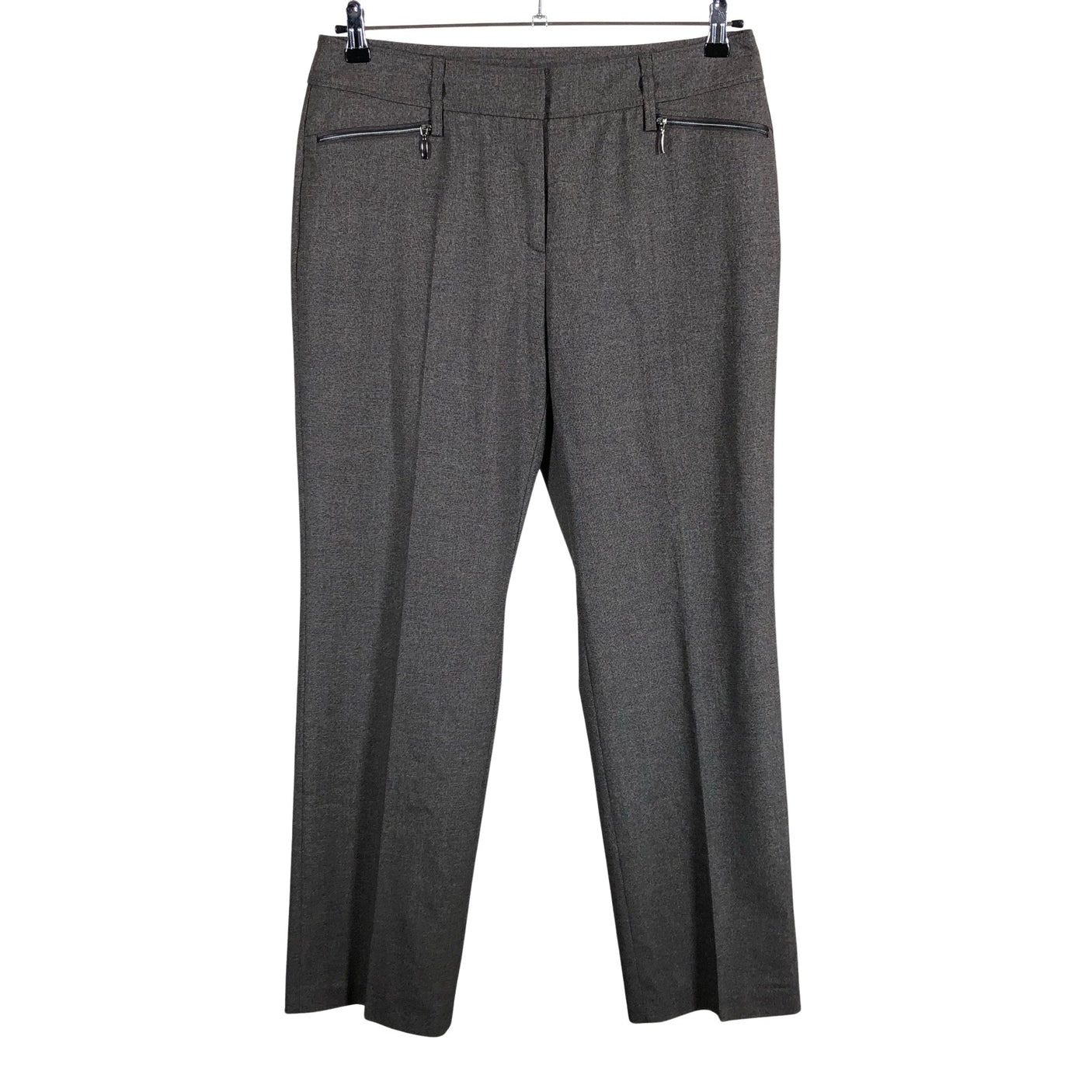 Unisex Gerry Weber - Straight leg trousers, size 42 - Brown (1)