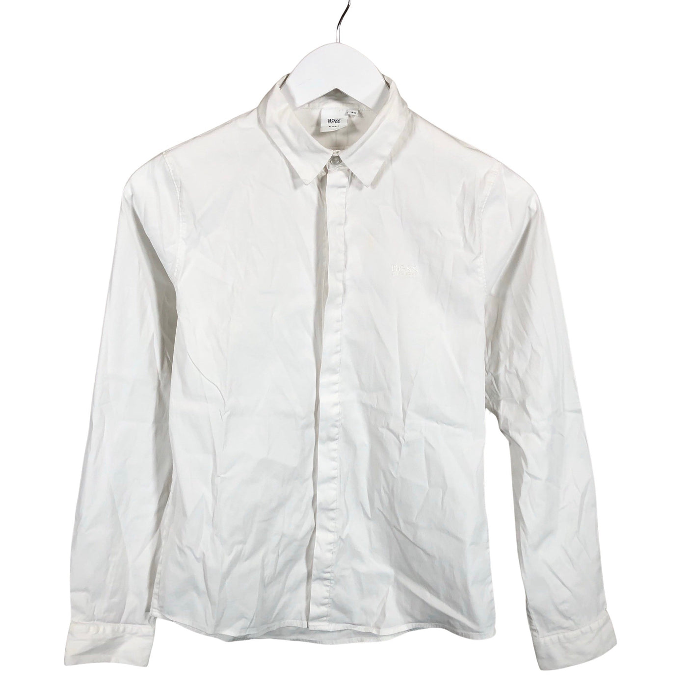 Unisex Hugo Boss - Collared shirt, size 158 - 164 - White (1)