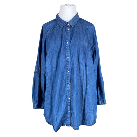 Unisex Lindex - Denim tunic, size 52 - Blue ()