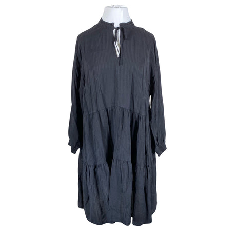 Unisex Zizzi - Schiffon dress, size 54 - Black ()