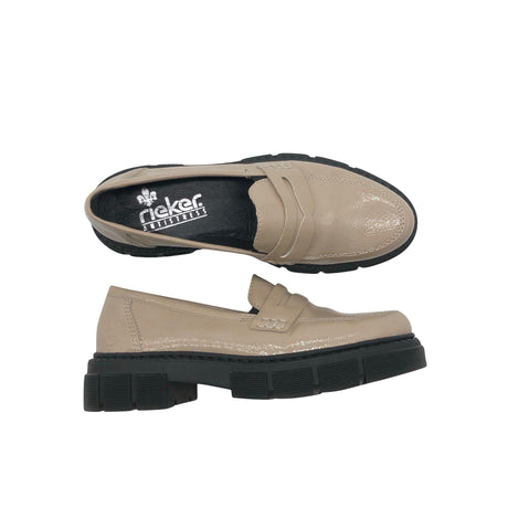 Unisex Rieker - Loafers, size 38 - Beige ()
