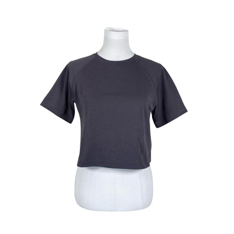 Unisex Uniqlo - Sports shirt, short sleeve, size 34 - Gray ()