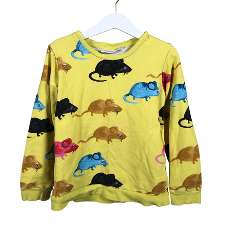 Unisex Mini Rodini - Sweatshirt, size 116 - 122 - Yellow ()