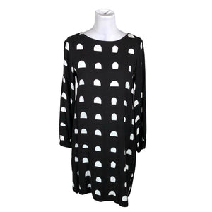 Unisex Marimekko - Schiffon dress, size 36 - Black (1)