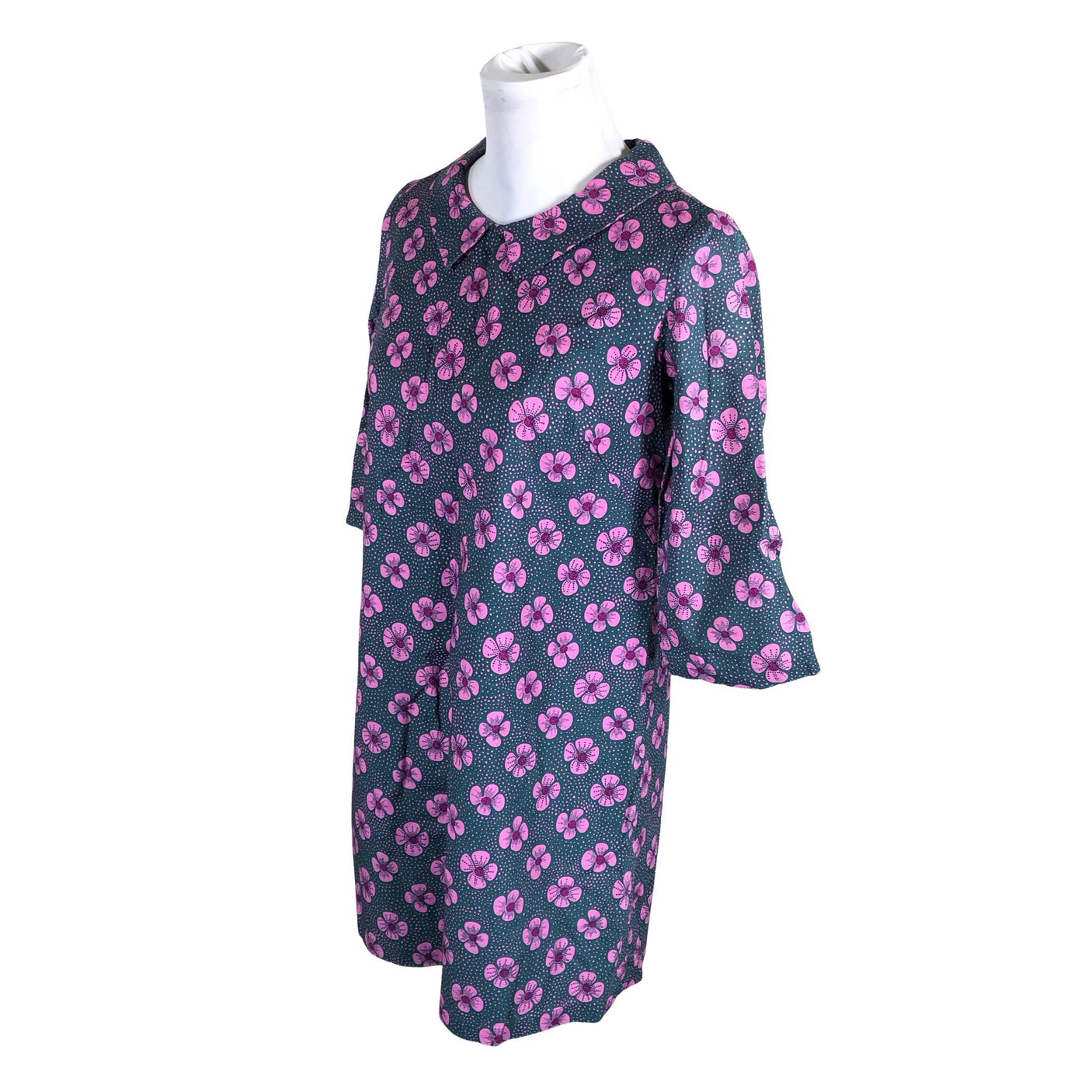 Unisex Marimekko - Schiffon tunic, size 36 - Green (3)