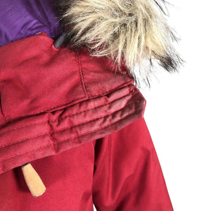 Unisex Fjällräven - Down jacket, size 38 - Wine red (3)
