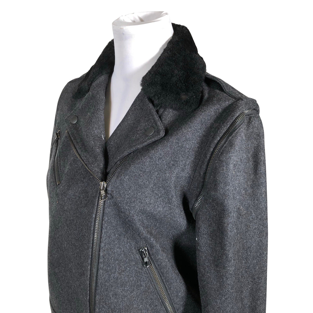 Unisex Rag&Bone - Wool coat, size 36 - Gray (3)