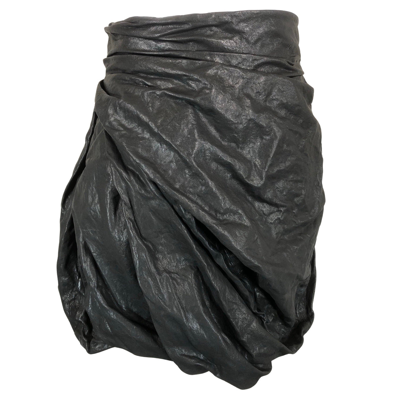 Unisex All Saints Spitalfields - Leather skirt, size 36 - Black (1)